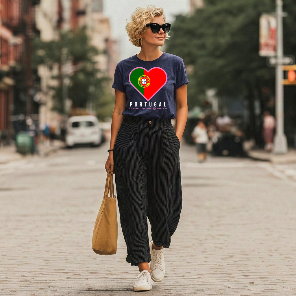 Heart of Portugal — Women’s Soft Game Day T-Shirt
