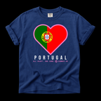 Heart of Portugal — Unisex Oversized Game Day T-Shirt