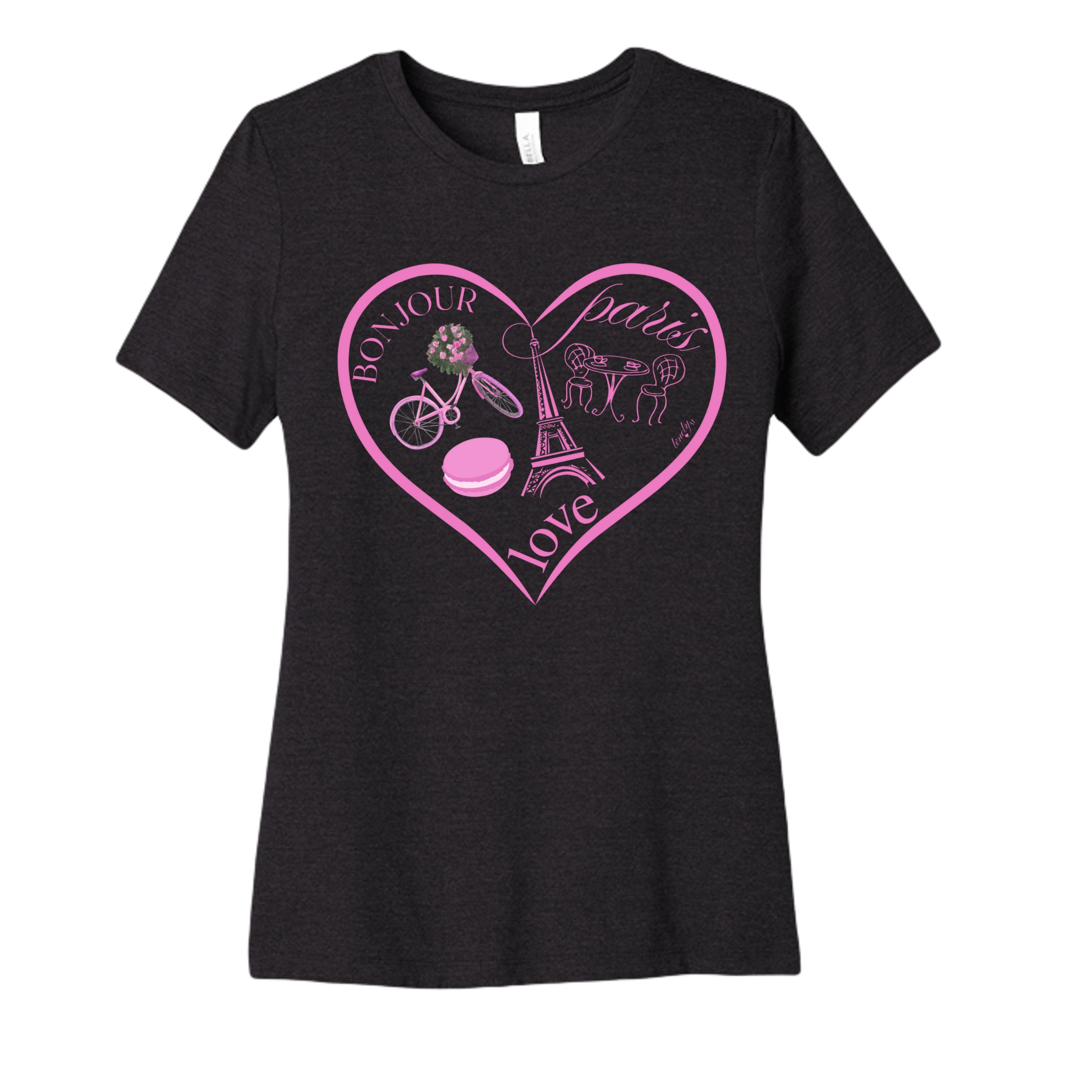 BLACK HEATHER - 6400CVC - FRONT